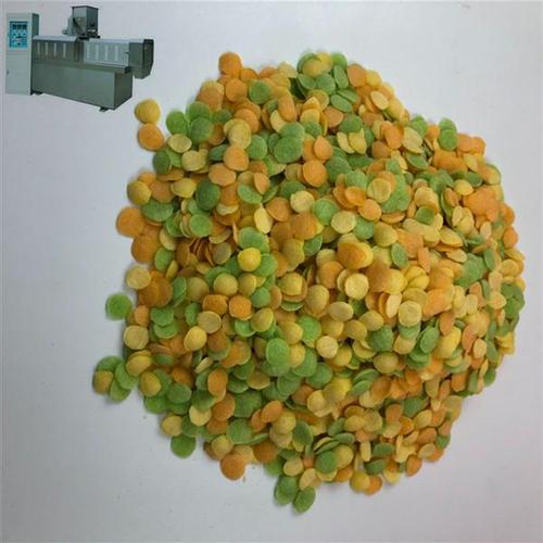 膨化玉米片加工设备 冲泡即食杂粮谷物片膨化机